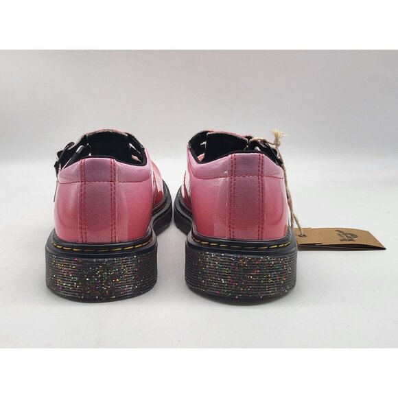 Dr. Doc Martens Mary Jane Pink Patent‎ Leather Double Buckle Women's Size 5 - Picture 6 of 10
